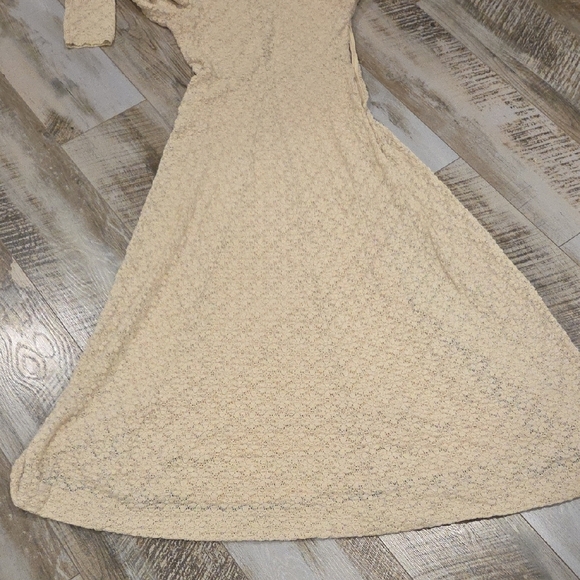 Free People Ivory Lace Maxi Dress - Picture 4 of 16